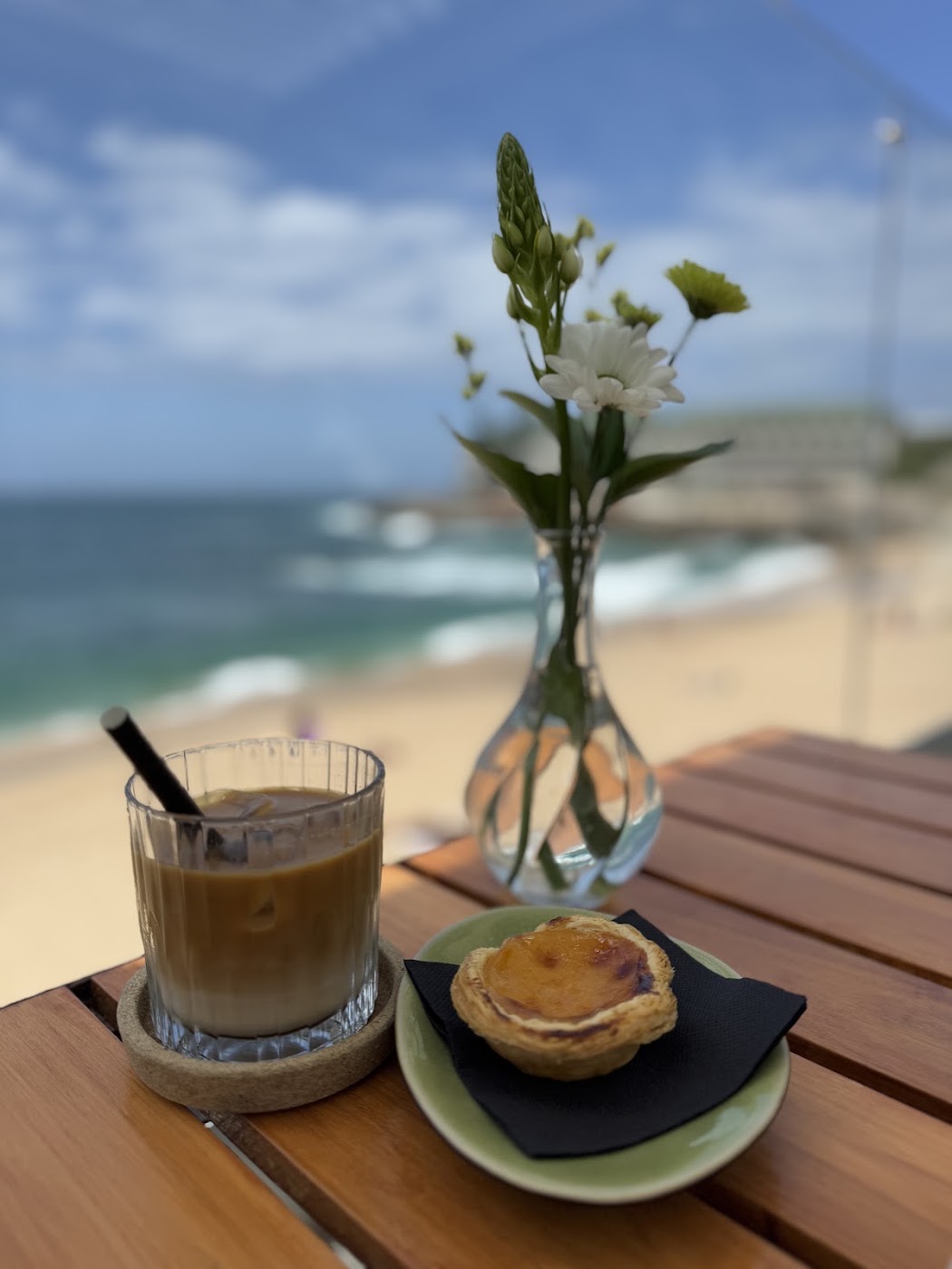 coffee and pastel de nata